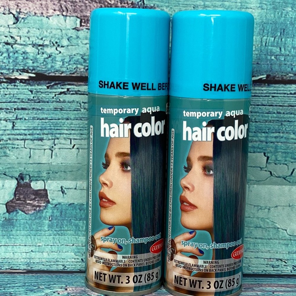 Pack of 2 Goodmark Temporary Hair Color Light Blue